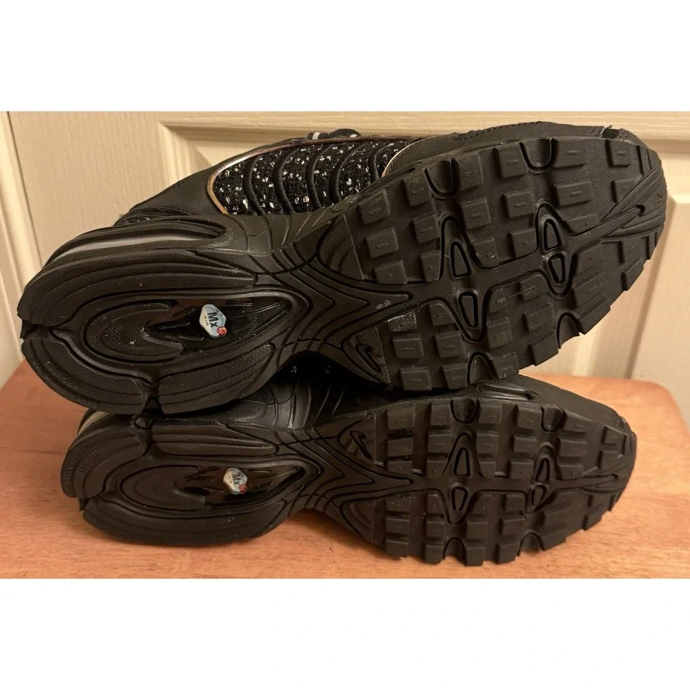 NIKE AIR MAX‎ TAILWIND 4 SUPREME BLACK HYPER COBALT AT3854-001 Men's 10.5 EUC